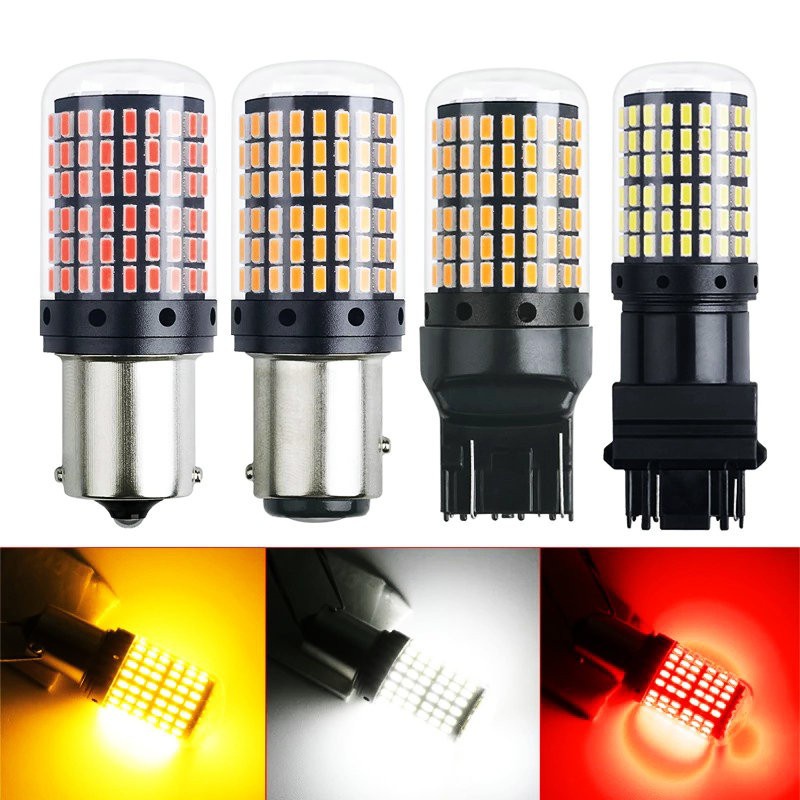 1 Cái 3014 144Smd Canbus S25 1156 P21w Ba15s Led Bay15d Bau15s Py21w T20 Led 7440 7443 W21w 1157 Led