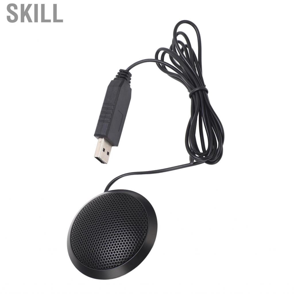 Skill USB Conference Microphone  360° 10ft Pickup Portable Compact Size for Online Class Meetings