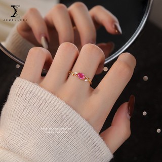 Nhẫn bạc 100% s925 đính đá nhân tạo thời trang dành cho nữ