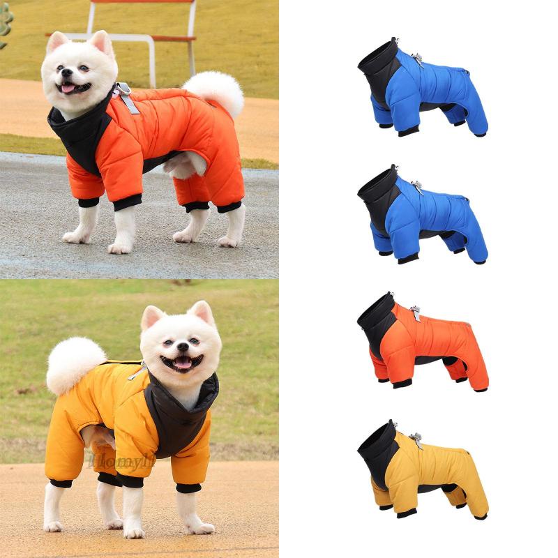 Áo Khoác Mùa Đông Có Bốn Chân Và Khóa Kéo Cho Chó Cỡ Vừa Và Lớn