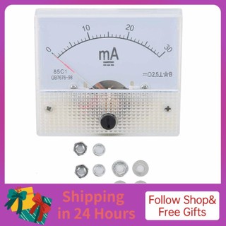 Iuxishop 85c1 dc 0-30ma ampe kế đầu ampe kế dụng cụ đo dòng điện