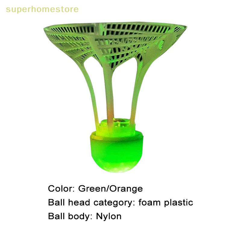 1 Quả Cầu Lông Nhựa nylon Phát Sáng Trong Tối Chống Gió Siêu Bền uyi