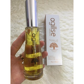 Tinh dầu dưỡng bóng tóc agillse argan 80ml