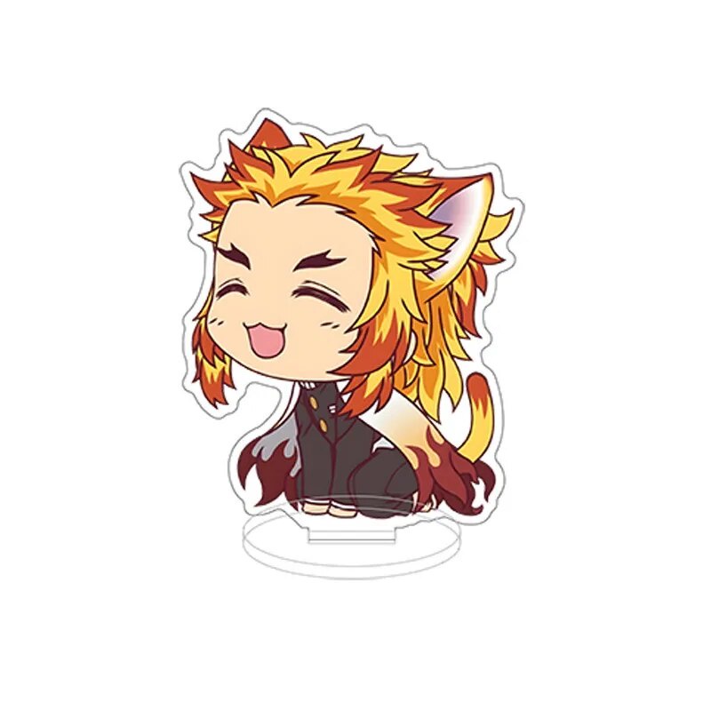 Mô hình Standee Demon Slayer!!!! Anime Figure Tanjirou Nezuko Zenitsu Inosuke Phụ kiện trang trí để bàn góc học tập