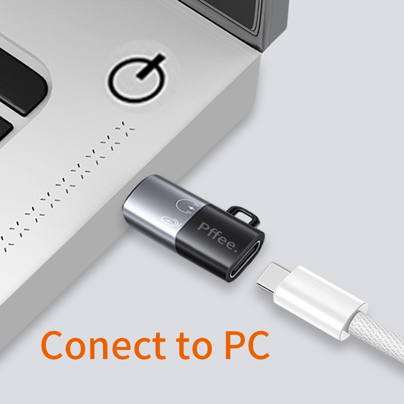 Pffee Dây Cáp Chuyển Đổi otg usb c Sang Lxning Cho Điện Thoại / Bàn Phím / Chuột