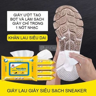 Khăn ướt lau giày đa năng chuyên dụng sneaker