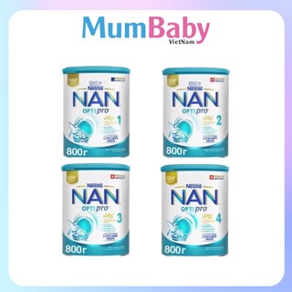 Sữa nan, sữa nan nga optipro nestle , sữa bột công thức số 1-2-3-4 hộp 800g - mumbaby
