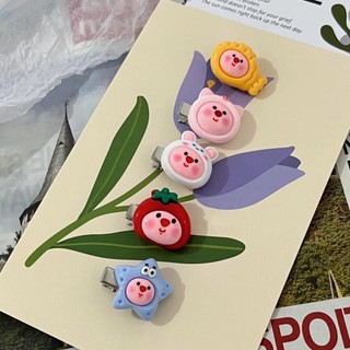 Bộ 2 Kẹp Tóc Mini Hình Thú Hoạt Hình Dễ Thương