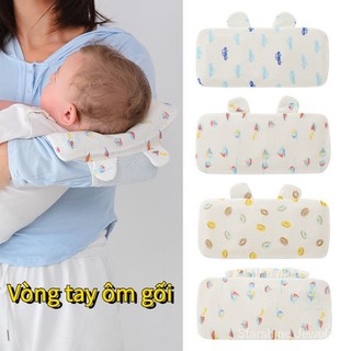 Gối sơ sinh cho bé sơ sinh 25.5x12.5cm mềm mại , thấm hút mồ hôi
