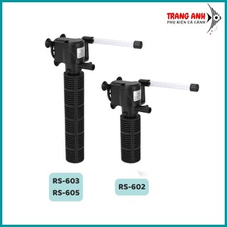 Máy lọc bể cá mini rs-602 / rs-603 / rs-605, máy lọc nước hồ cá 3 trong 1, máy khỏe, chạy êm, tiết kiệm điện năng