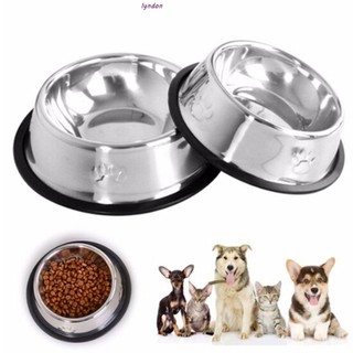Bát đựng thức ăn / nước uống cho thú cưng bằng thép không gỉ