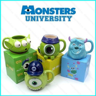 Đồ Chơi Squishy Hình Quái Vật 3 Monster University Mike Wazowski cup James P Sullivan Scott Làm Quà Tặng Cho Bé Trai