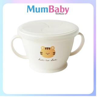 Ly tập uống nước cốc đựng thức ăn cho bé thiết kế thông minh với 2 tay cầm MumBaby