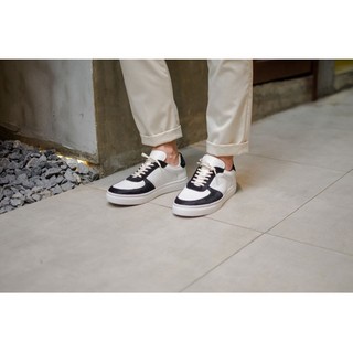 Giày Da Nam Kiểu Dáng Sneaker Chất Liệu Da Bê Nhập Khẩu Cao Cấp Thương Hiệu KNAR (SNKRII)