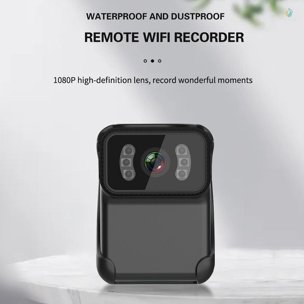 Camera Hành Trình 1080p wifi Không Dây Góc Rộng Chống Nước Kèm Micro Và Kẹp Lưng