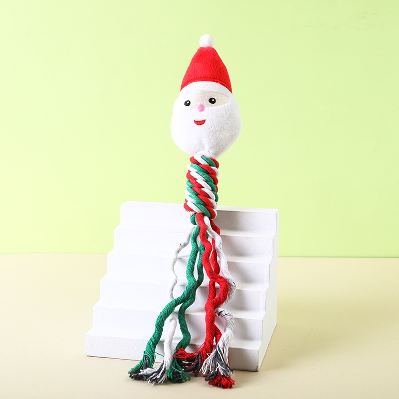 Thú Nhồi Bông Dây Thừng cotton Chống Cắn Mừng Năm Mới Cho Thú Cưng