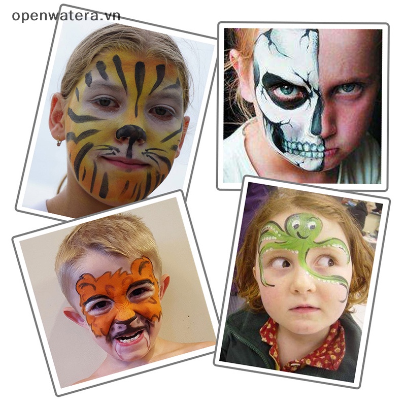 Set 16 / 24 Bút Chì Màu Vẽ Mặt Hóa Trang halloween