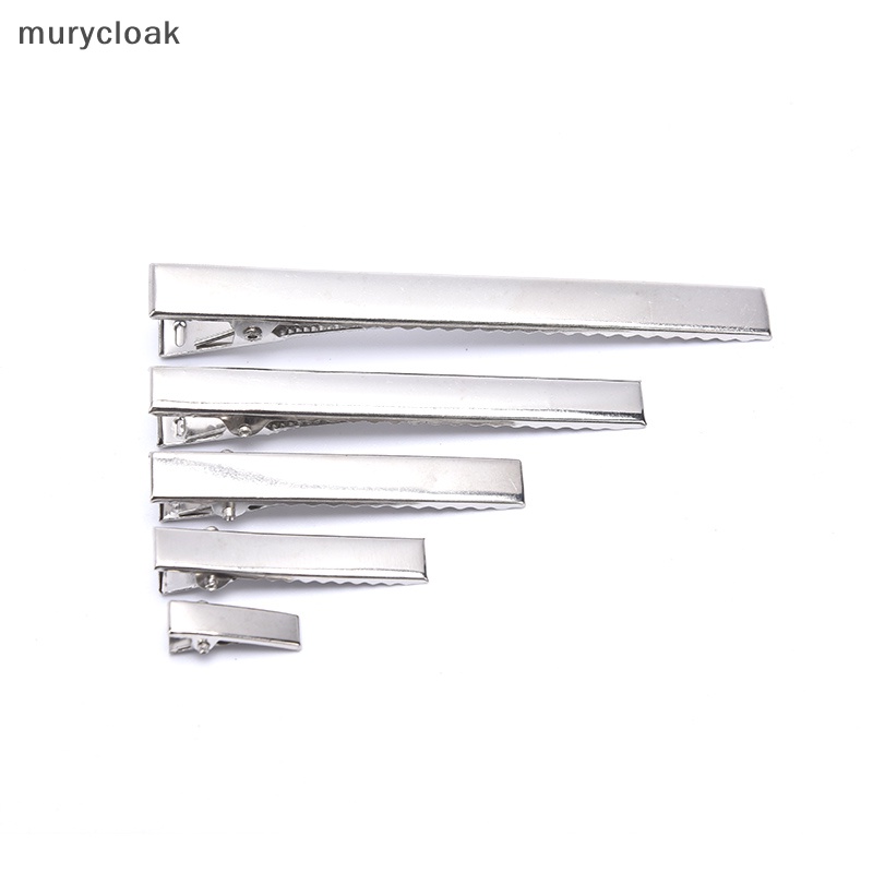 Set 50 Kẹp Cá Sấu Kim Loại Màu Bạc vn