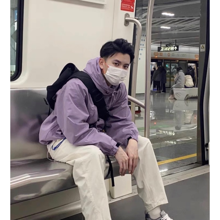 Áo Khoác Thể Thao Chống Gió / Thấm Nước Phong Cách Thời Trang Mỹ Dành Cho Cặp Đôi