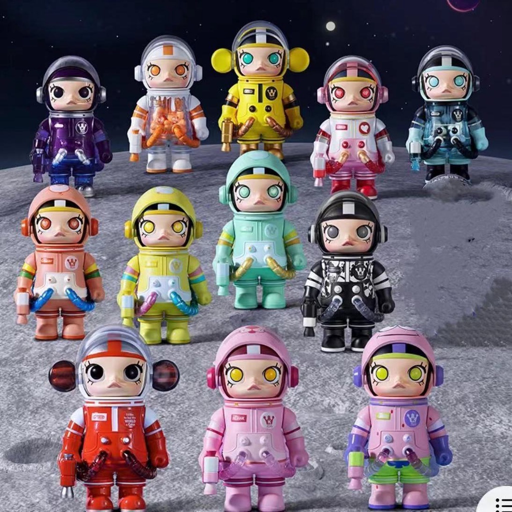 POPMART Mô Hình Đồ Chơi Kỷ Niệm 100% Nhân Vật spacemolly