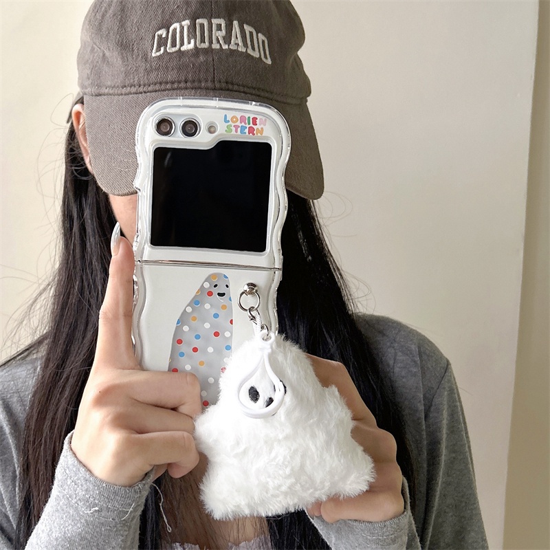 Bao Da Điện Thoại Nắp Gập Mềm Họa Tiết Hoạt Hình 3d Dành Cho samsung galaxy z flip 5 4 3 5g 3 flip3 flip4 flip5 Ốp