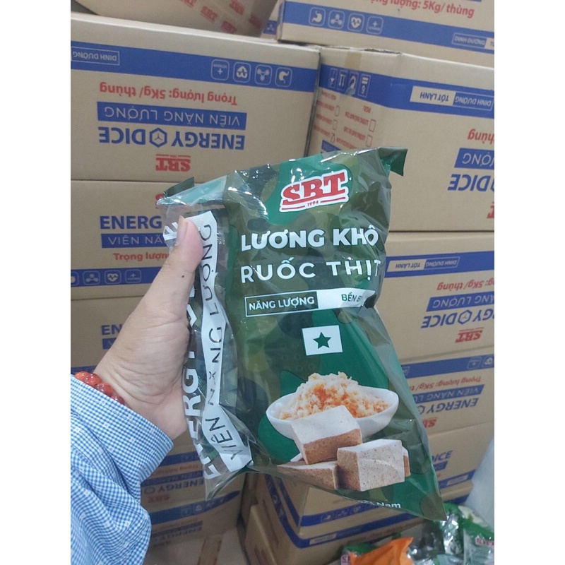 Lương khô mini Energy Dice SBT gói 500g, lương khô ngũ cốc
