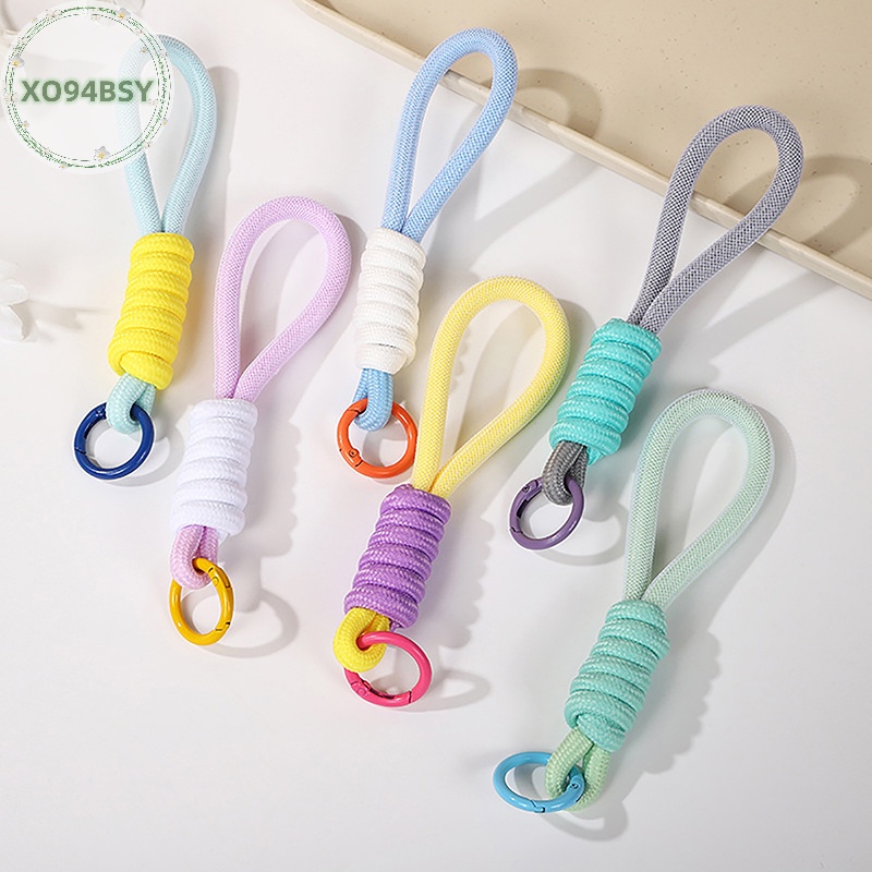 Xo94bsy Dây Lưới Đeo Điện Thoại / Móc Khóa Màu Huỳnh Quang vn