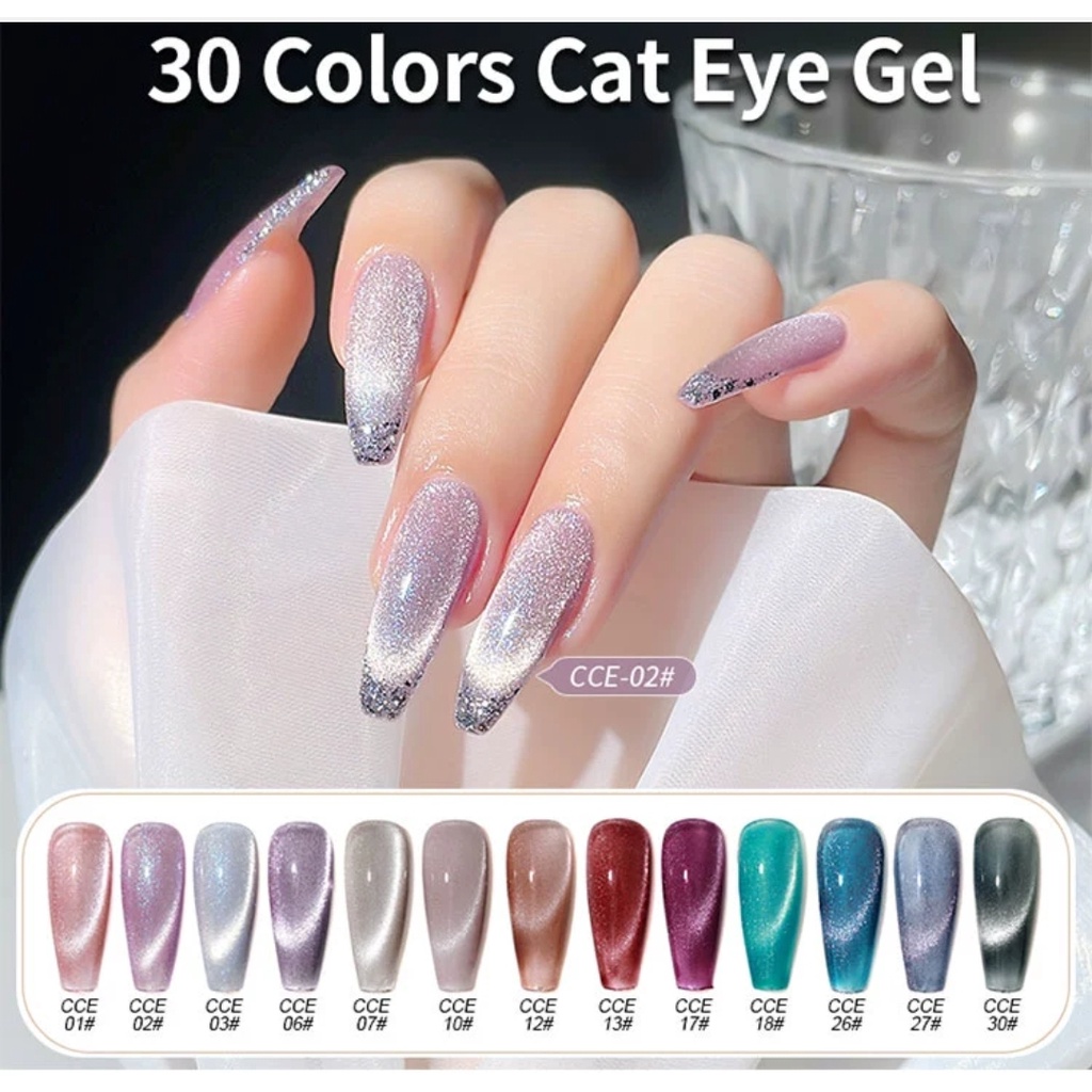 Sơn Gel Mắt Mèo Kim Cương AS CCE Chai Xanh 15ml - manh219