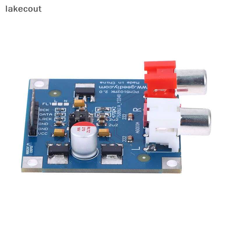 Bảng Mạch Giải Mã Tai Nghe 32bit 384k pcm5102 dac i2s 3.5