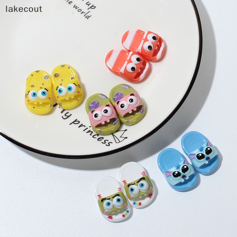 1 Đôi Dép Đi Trong Nhà Búp Bê Hình Nhân Vật Hoạt Hình Trang Trí Nhà Búp Bê