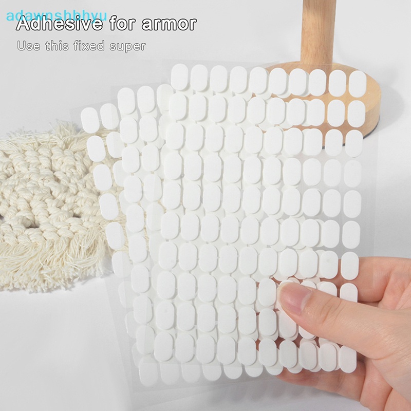 Set 100 Băng Keo Hai Mặt Bằng acrylic Trong Suốt Tự Dính Trưng Bày Móng Tay Không Cắt vn
