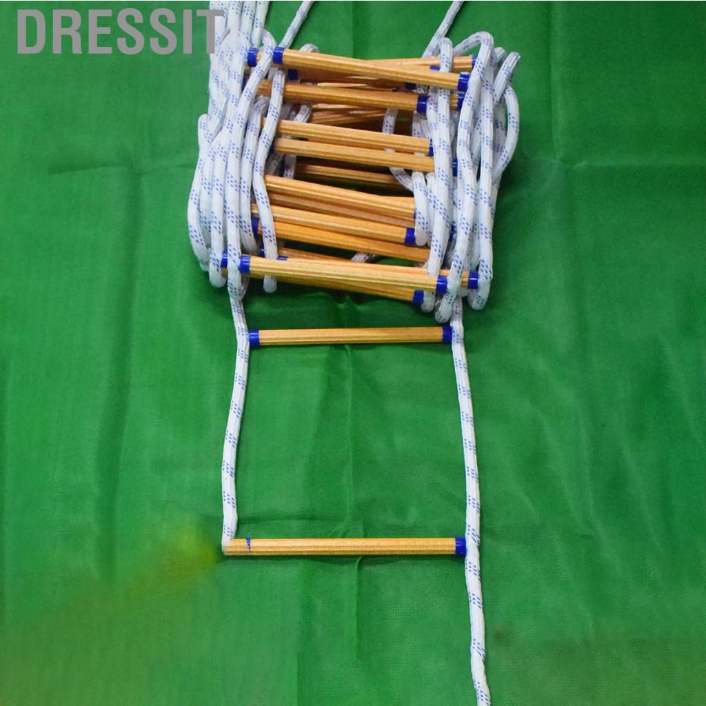 Dressit Emergency  Escape Rope Ladder Outdoor Rescue Training Resin Climbing Insulated Aerial Work
