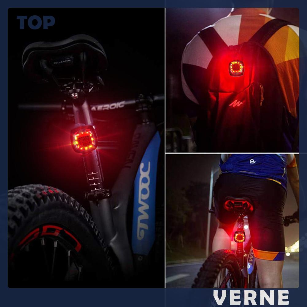 Đèn led Gắn Yên Sau Xe Đạp Chống Thấm Nước Có Thể Sạc Lại