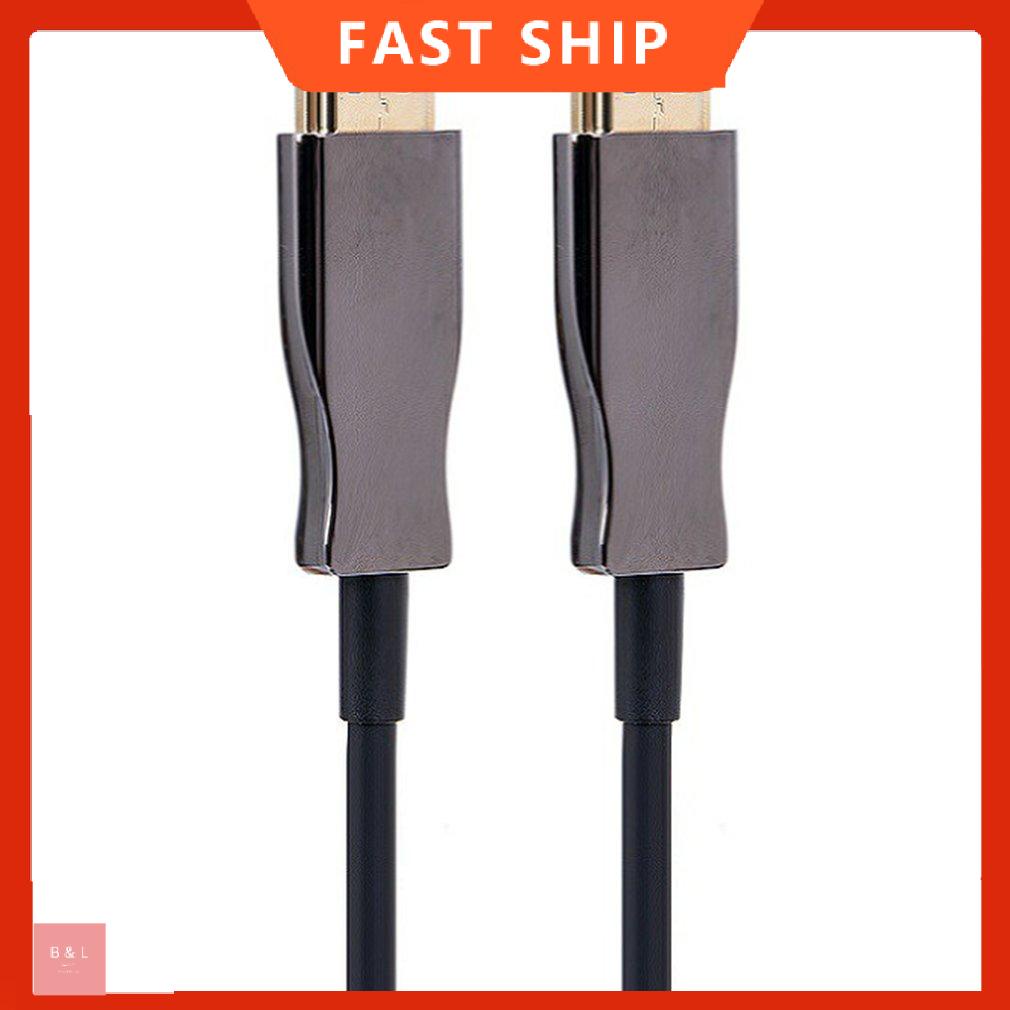 Cáp quang 20m Cáp dữ liệu sợi tương thích HDMI Hỗ trợ dây độ nét cao 2.0 4K@60hz BB Dây độ nét cao