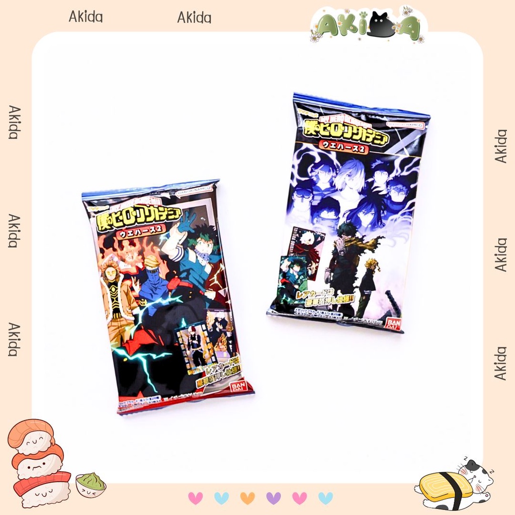 Pack random/ Thẻ nhân phẩm - Wafer vol 2 - My Hero Academia