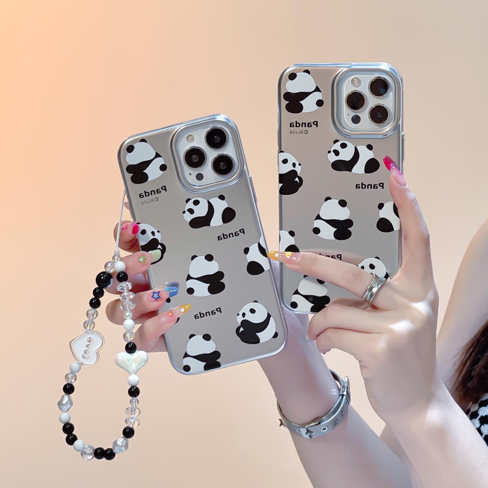 Ốp Điện Thoại Cứng Họa Tiết Gấu Trúc Nằm Đáng Yêu Cho iphone 11 12 12pro 12promax 13 13pro 13promax 14 14pro 14promax