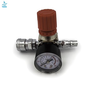 1 cái 180psi 12 thanh điều chỉnh áp suất van điều khiển với đồng hồ đo 1 / 4 "cho máy nén khí