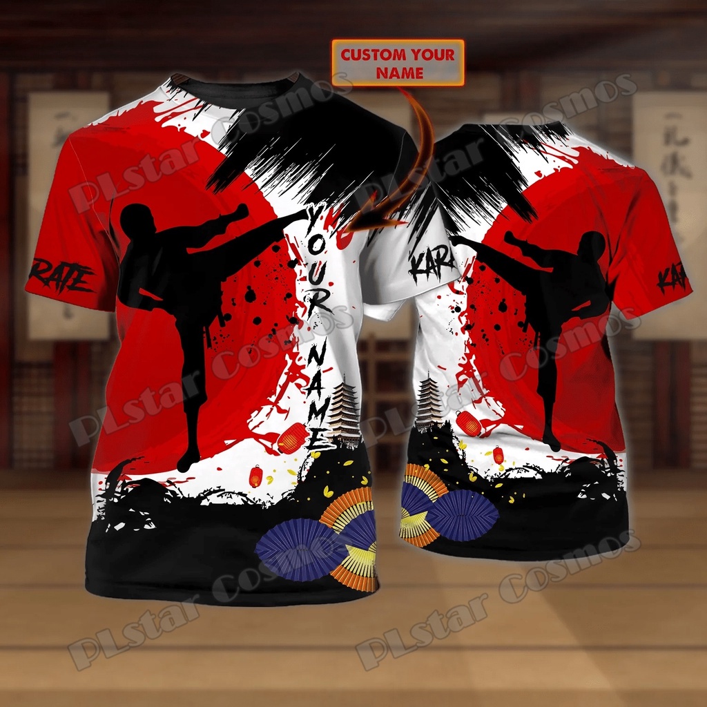 Áo Thun In Hình karate 3d Thời Trang Mùa Hè Cho Nam