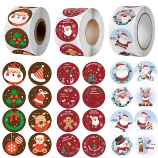 Bộ 500 Nhãn Dán Trang Trí Giáng Sinh diy