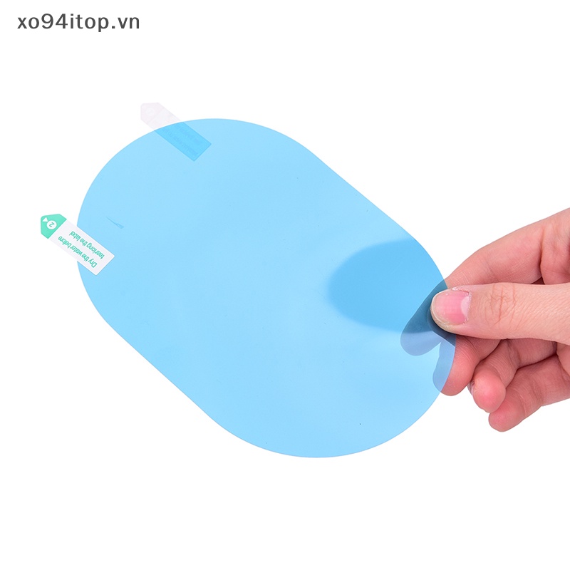 Xoitop Bộ 2 Miếng Dán Chống Thấm Nước Chống Sương Mù Cho Gương Chiếu Hậu Xe Hơi vn