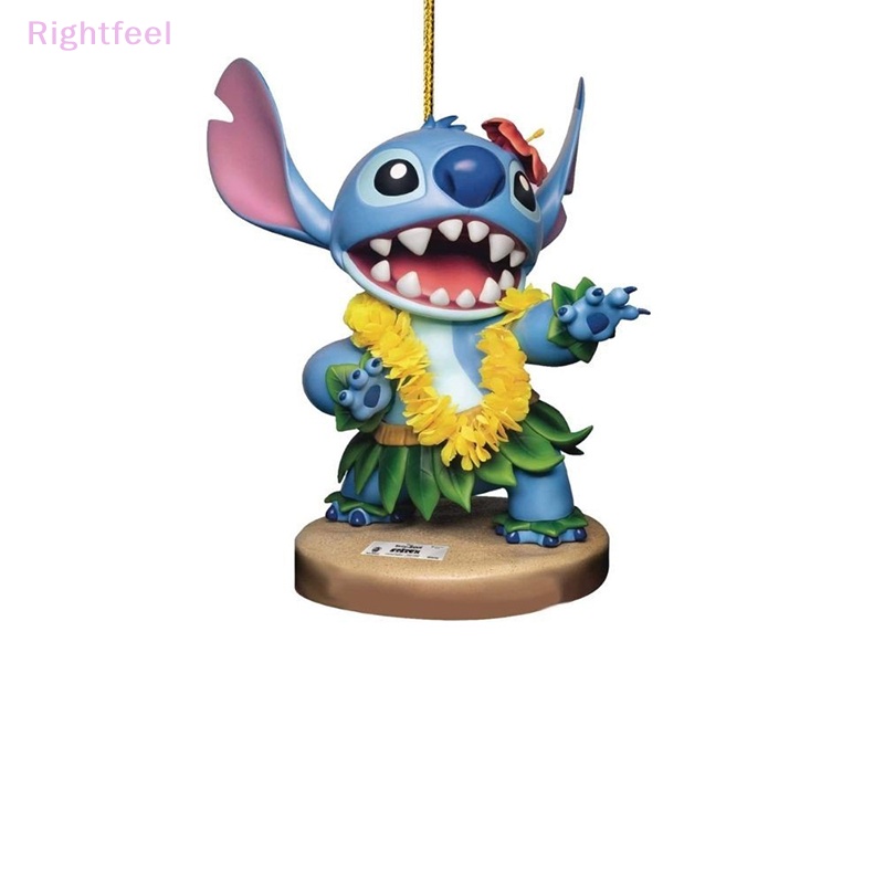 DISNEY Qfeel Đồ trang trí Nhân Vật lilo & stitch Hoạt Hình Bằng acrylic Trang Trí Cây Thông Giáng Sinh Mới