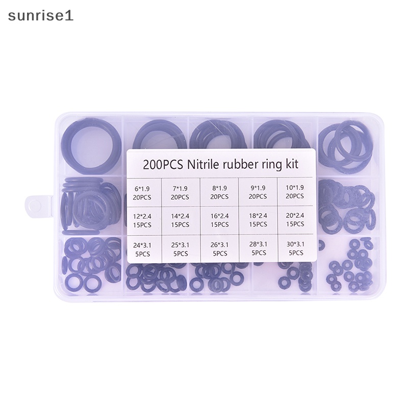 Sunrise1 set 200 Vòng Đệm Cao Su Hình Chữ o Cho Máy Giặt