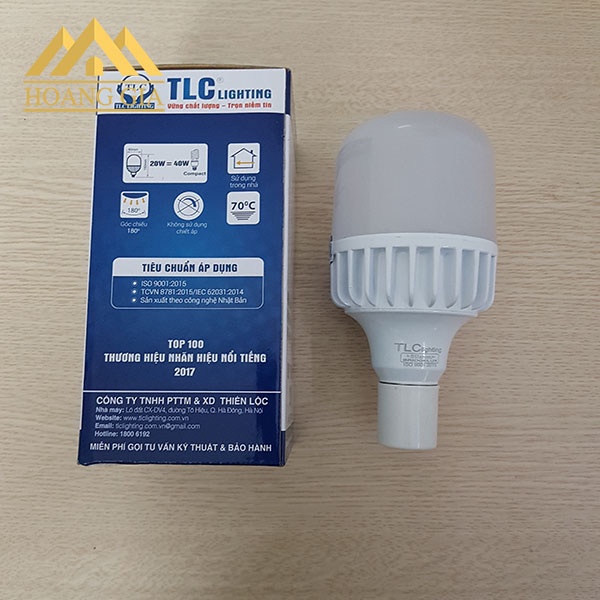 Bóng đèn LED bulb trụ TLC,ECO siêu sáng chính hãng bảo hành đổi mới 12 tháng đổi mới