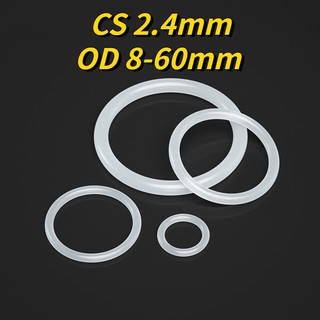 Vòng đệm cao su silicone hình chữ o cs2.4mm * od8mm-100mm