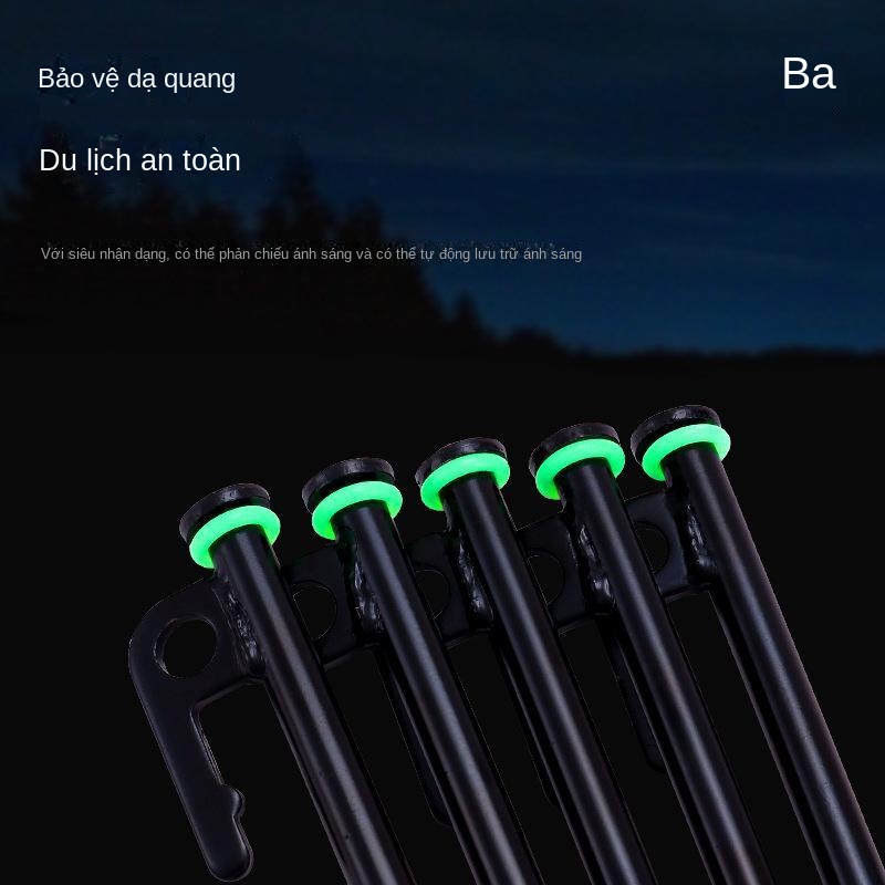 Vòng silicone Dạ Quang Cảnh Báo Ban Đêm Đa Năng Hình Chữ o Cho Lều Trại