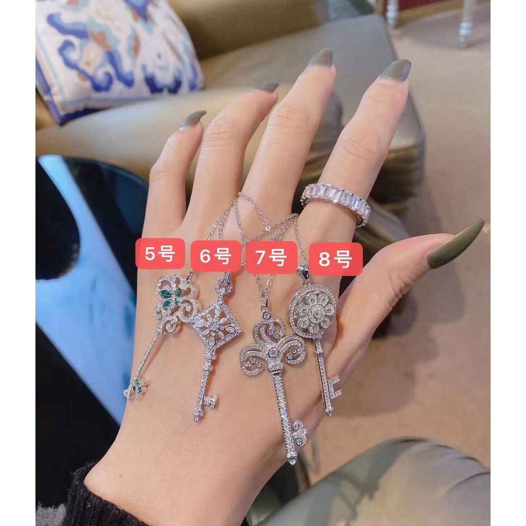 Sang Trọng Dây Chuyền Dáng Dài Mặt Hình Chìa Khóa Thiết Kế Đơn Giản Dễ Phối Đồ