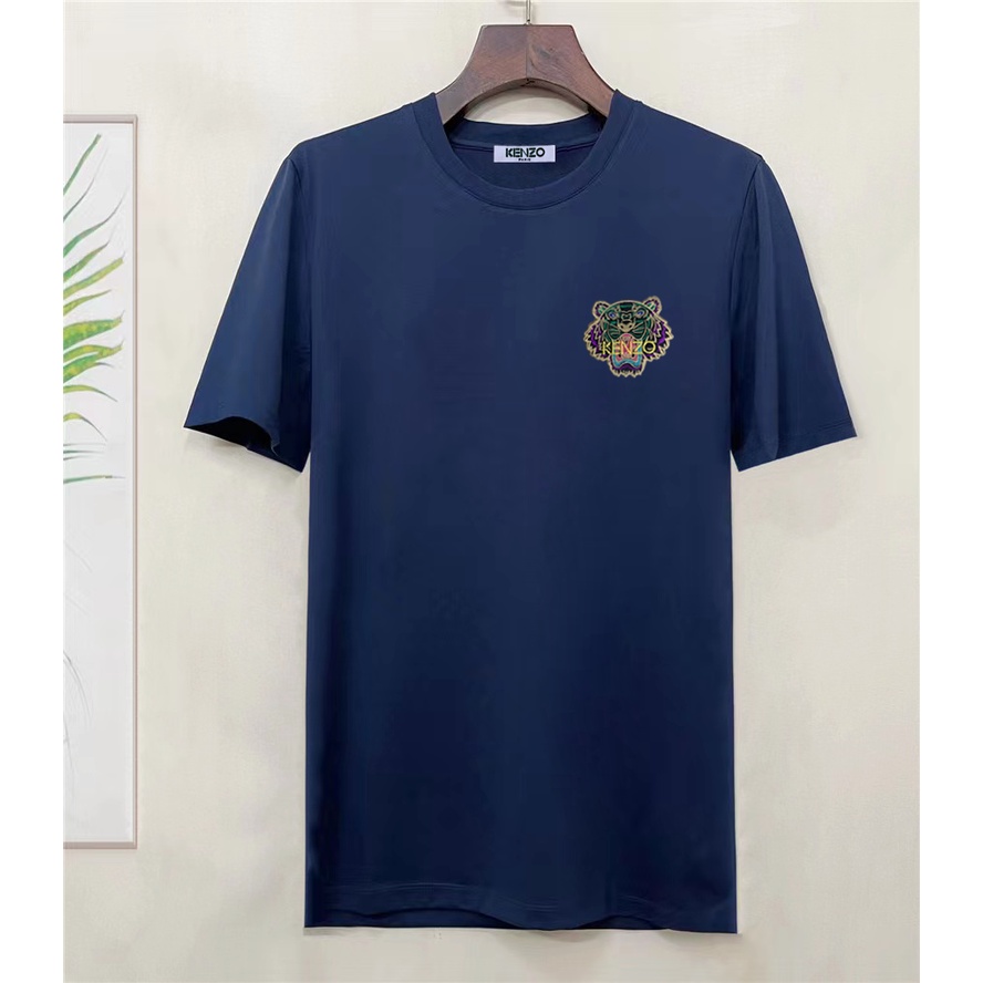 Áo Thun cotton Ngắn Tay Thêu Chữ logo Thời Trang Cho Nam Cỡ s-4xl