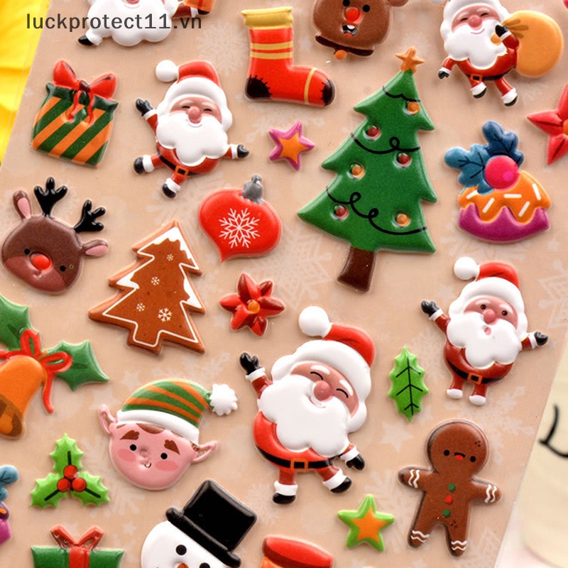 Sticker Dán Trang Trí Giáng Sinh 2023 # claus