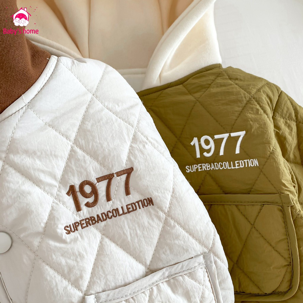 Áo khoác cho bé,  Áo khoác phao ấm cho bé trai có mũ, lót  bé từ 7kg trở lên- Baby's home có sẵn