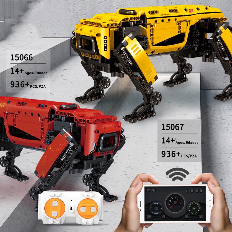 Đồ chơi lắp ráp xếp hình Technic mô hình chú chó Robot điều khiển từ xa Mouldking SẴN HÀNG